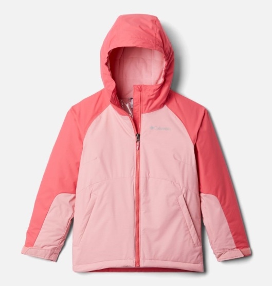 Columbia Alpine Action II Kids' Ski Jacket Pink Blue | 863-XDJPOV