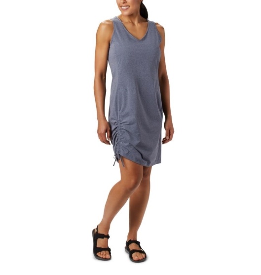 Columbia Anytime Casual III Women's Dresses Blue | 047-MCNYLQ