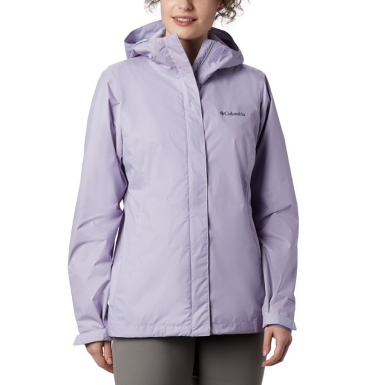 Columbia Arcadia II Women's Rain Jacket Purple | 092-UTXVBE