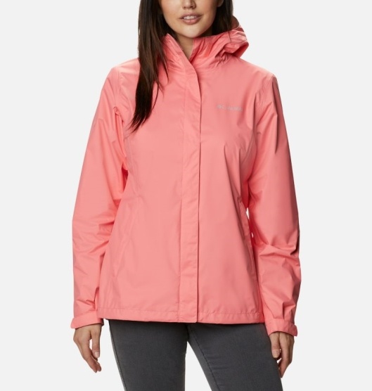 Columbia Arcadia II Women's Rain Jacket Orange | 206-GWZVSI