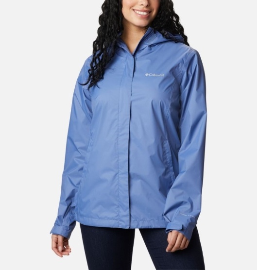 Columbia Arcadia II Women's Rain Jacket Blue | 209-SZDHEW