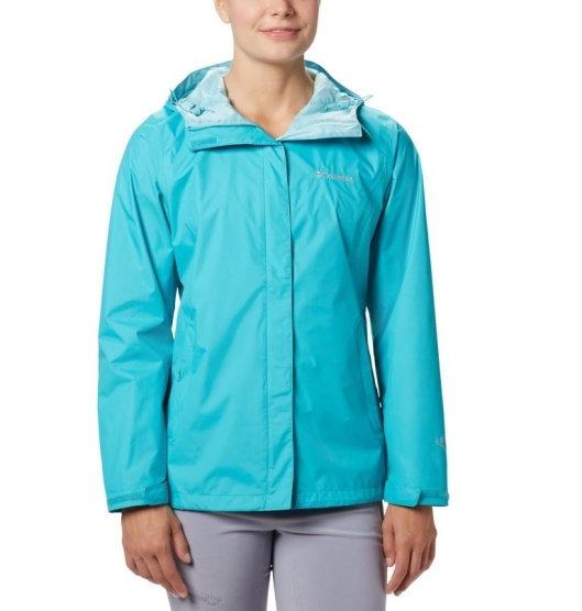 Columbia Arcadia II Women's Rain Jacket Blue | 653-WNKXTH