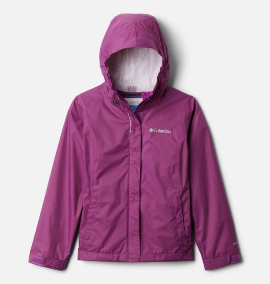 Columbia Arcadia Kids' Waterproof Jacket Red | 701-SEYJLD