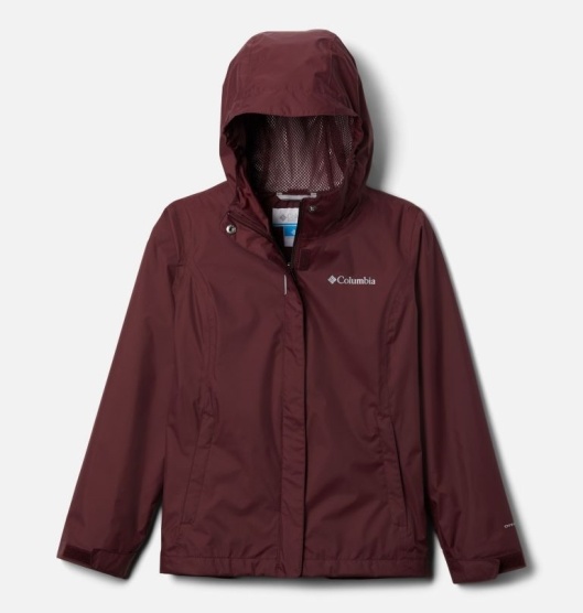 Columbia Arcadia Kids' Waterproof Jacket Red | 806-AHZVBI