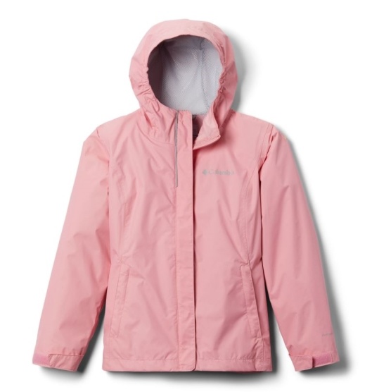 Columbia Arcadia Kids' Waterproof Jacket Pink | 954-YBFJRK