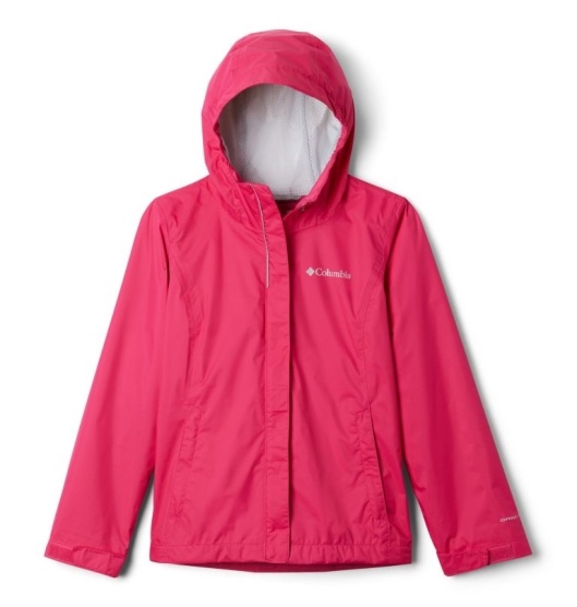 Columbia Arcadia Kids' Waterproof Jacket Pink | 965-SFNVYB