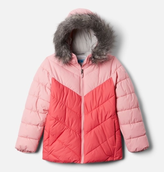 Columbia Arctic Blast Kids' Ski Jacket Blue Pink | 791-XBGDIP