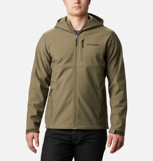 Columbia Ascender Men's Softshell Jacket Green | 075-WJVYZI