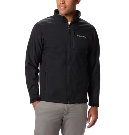 Columbia Ascender Men's Softshell Jacket Black | 275-QKETFO