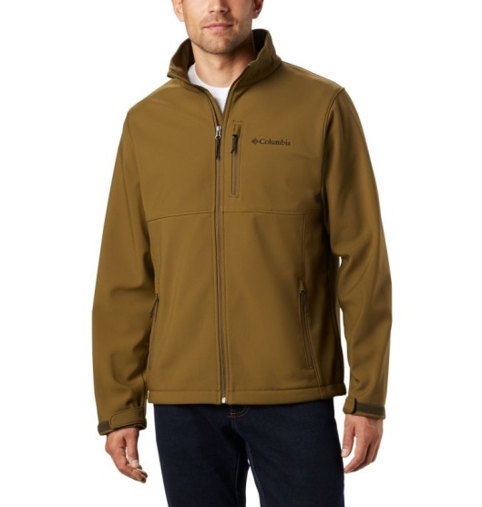 Columbia Ascender Men's Softshell Jacket Olive | 945-OUGKEW