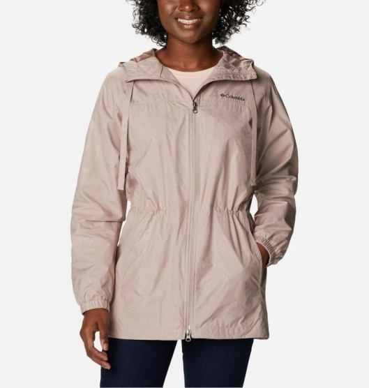 Columbia Auroras Wake III Women's Windbreaker Pink | 027-GMSCYT