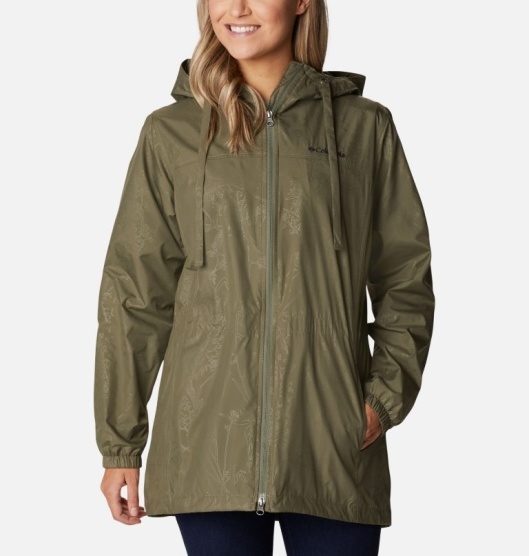 Columbia Auroras Wake III Women's Windbreaker Green | 801-VGSTEX