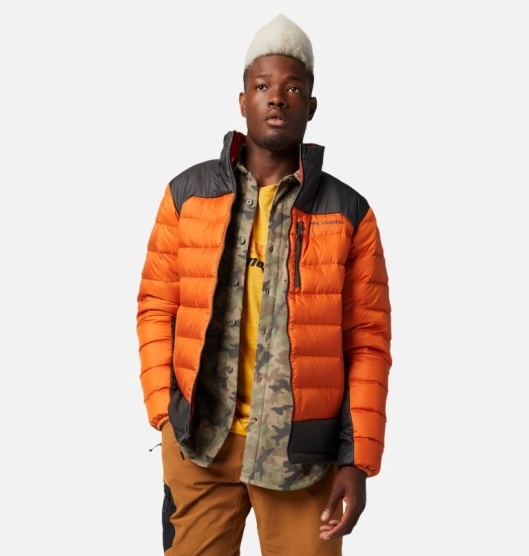 Columbia Autumn Park Men's Down Jacket Black | 236-PXBEQI