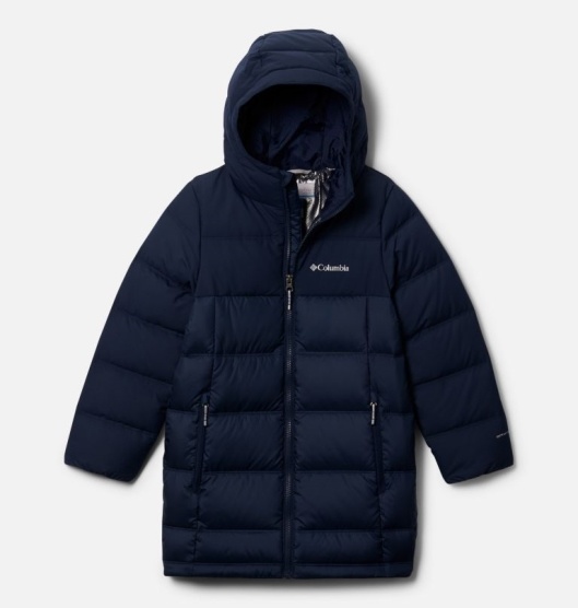 Columbia Bear Hunt Ridge Kids' Down Jacket Navy | 417-CXNZJE