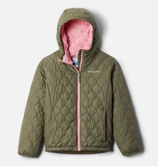 Columbia Bella Plush Kids' Winter Jacket Green | 789-QKYNLA