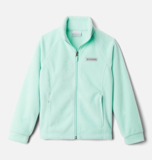 Columbia Benton Springs Kids' Fleece Jacket Green | 079-LGYIDM