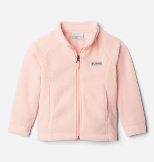 Columbia Benton Springs Kids' Fleece Jacket Pink | 197-HUPWOK