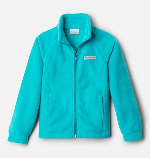 Columbia Benton Springs Kids' Fleece Jacket Blue | 348-TWENMY