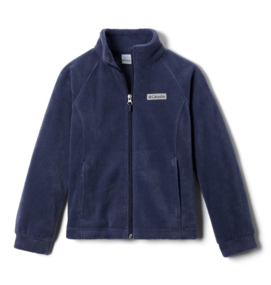 Columbia Benton Springs Kids' Fleece Jacket Blue | 475-EPHFZS