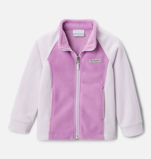 Columbia Benton Springs Kids' Fleece Jacket Pink | 572-PGQMXN