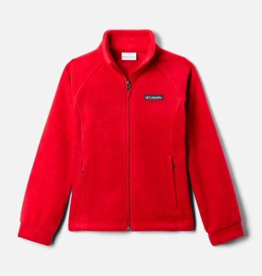 Columbia Benton Springs Kids' Fleece Jacket Red | 942-PFYLNQ