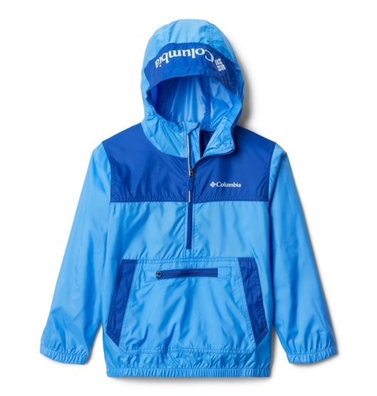 Columbia Bloomingport Kids' Windbreaker Blue | 741-SARGFC