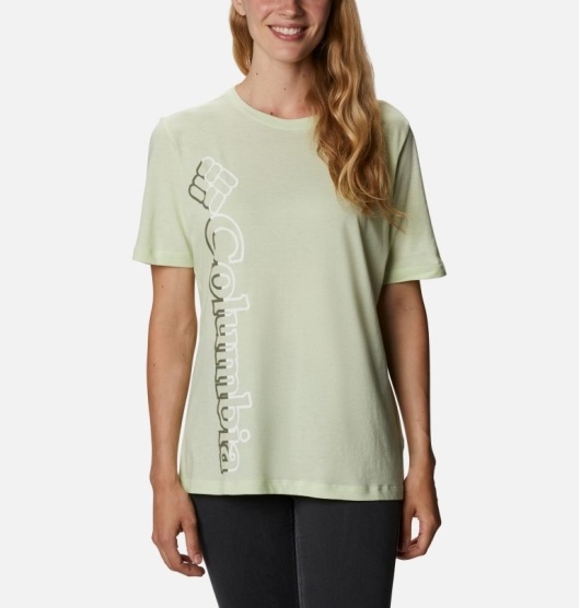 Columbia Bluebird Day Women's T-Shirt Light Yellow | 354-FUMOPX