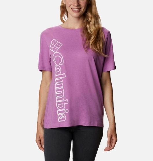 Columbia Bluebird Day Women's T-Shirt Pink | 708-WXZUJM