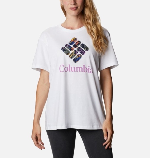 Columbia Bluebird Day Women's T-Shirt White | 871-OIZHQV