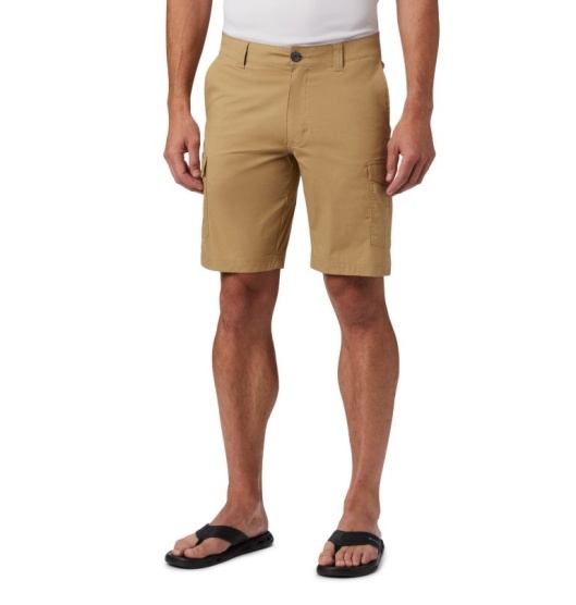 Columbia Brentyn Trail Men's Shorts Beige | 403-IQTXGE