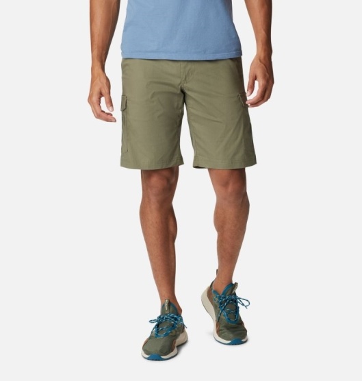 Columbia Brentyn Trail Men's Shorts Green | 435-UHBZPI