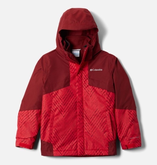 Columbia Bugaboo II Kids' Interchange 3 In 1 Jacket Red | 785-TMEDNQ