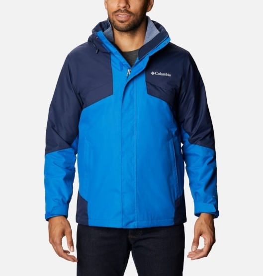 Columbia Bugaboo II Men's Interchange 3 In 1 Jacket Navy | 164-IRLQJZ