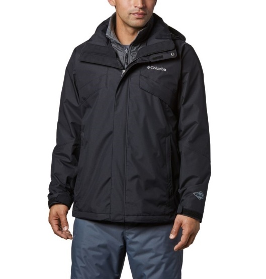 Columbia Bugaboo II Men's Interchange 3 In 1 Jacket Black | 395-DMRFTZ