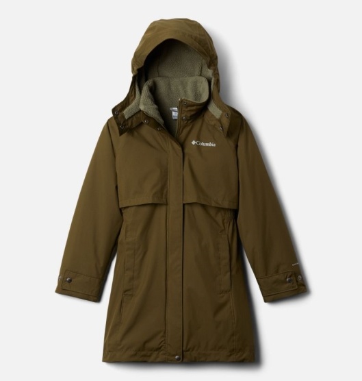 Columbia Burkes Bay Kids' Parkas Olive | 259-FJMYSN