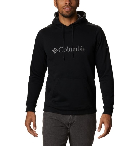 Columbia CSC Basic Logo II Men's Hoodies Black | 072-JHEMXN