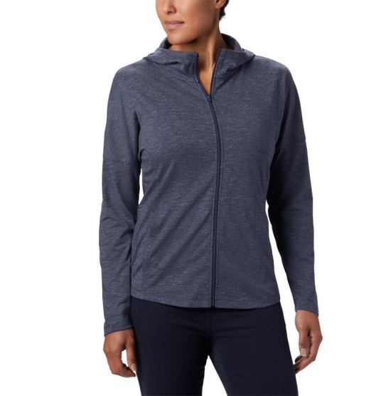 Columbia Cades Cove Women's Hoodies Blue | 470-EYMLQB