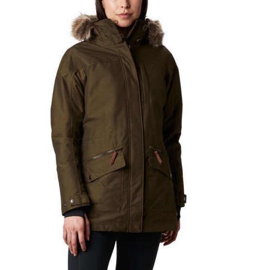 Columbia Carson Pass Women's Interchange 3 In 1 Jacket Olive Green | 680-OBFHRG