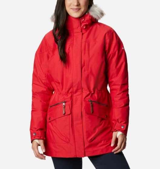 Columbia Carson Pass Women's Interchange 3 In 1 Jacket Red | 846-FABSDI