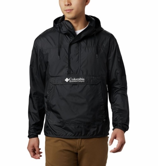 Columbia Challenger Men's Windbreaker Black | 681-XRISDT