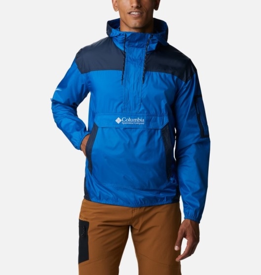 Columbia Challenger Men's Windbreaker Navy | 201-YSWXFG