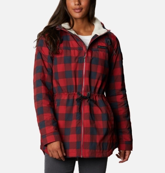 Columbia Chatfield Hil Women's Insulated Jacket Red | 034-NPFBXV