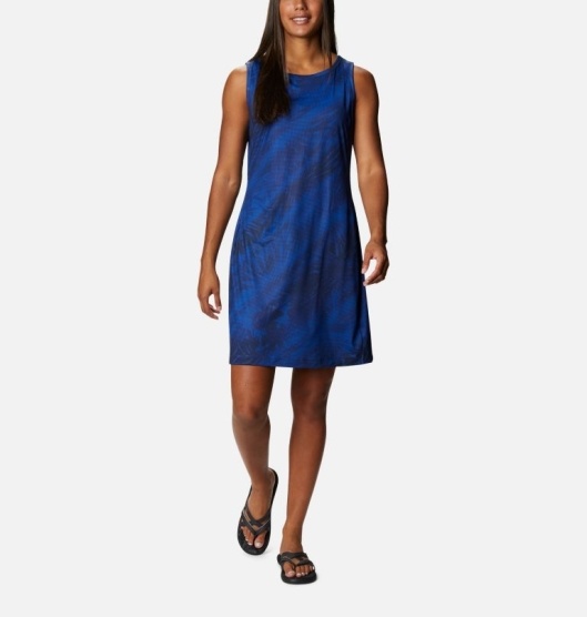 Columbia Chill River Women's Dresses Blue | 398-ULZIKD