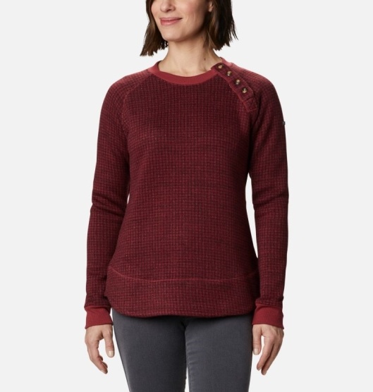 Columbia Chillin Women's Sweaters Red | 715-VHRDYL