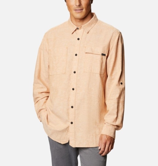 Columbia Clarkwall Men's Shirts Yellow | 321-VFERXT