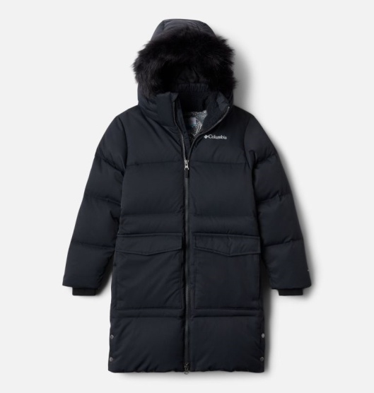 Columbia Coats Kids' Down Jacket Black | 953-RYOTBA