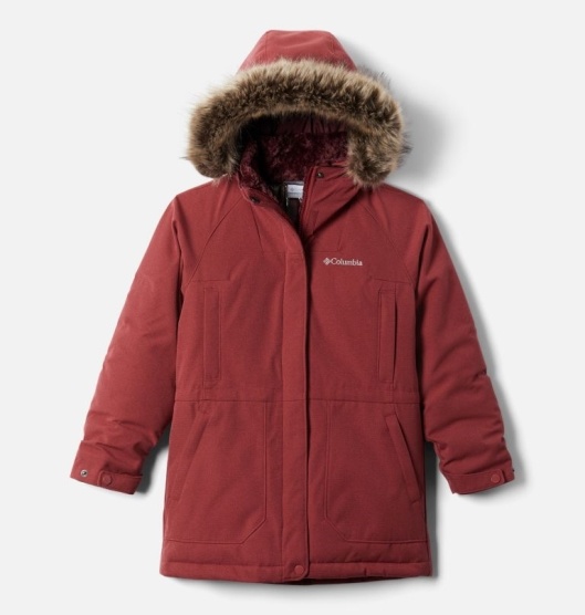 Columbia Coats Kids' Down Jacket Red | 163-ARNZHV