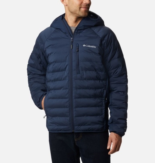 Columbia Coats Men's Insulated Jacket Navy | 652-ZMRHGI