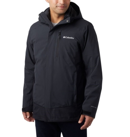 Columbia Coats Men's Interchange 3 In 1 Jacket Black | 607-OXNCRJ