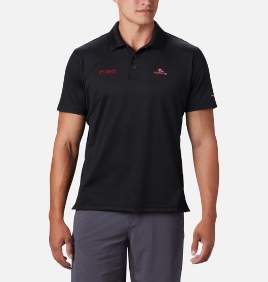 Columbia Collegiate Men's Polo Black | 483-EIVFKP